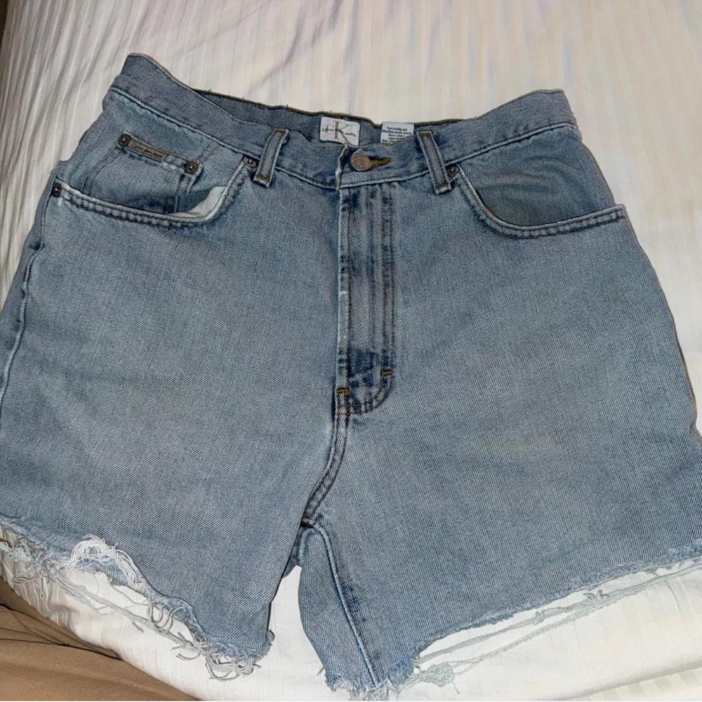 Calvin Klein Jeans Light Blue Denim Shorts